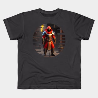 Year 3000 Ninja in full body Armor Kids T-Shirt